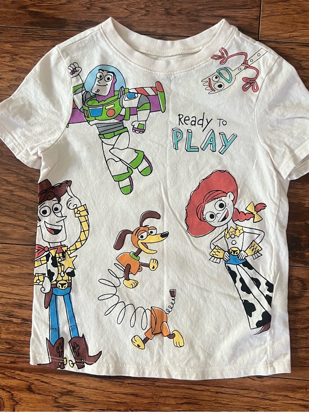 Toy Story Ready To Play Tee 5T Buzz Woody Jessie Forky Disney Pixar